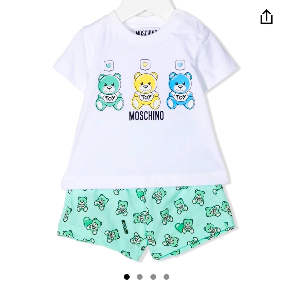Moschino baby bear two piece set